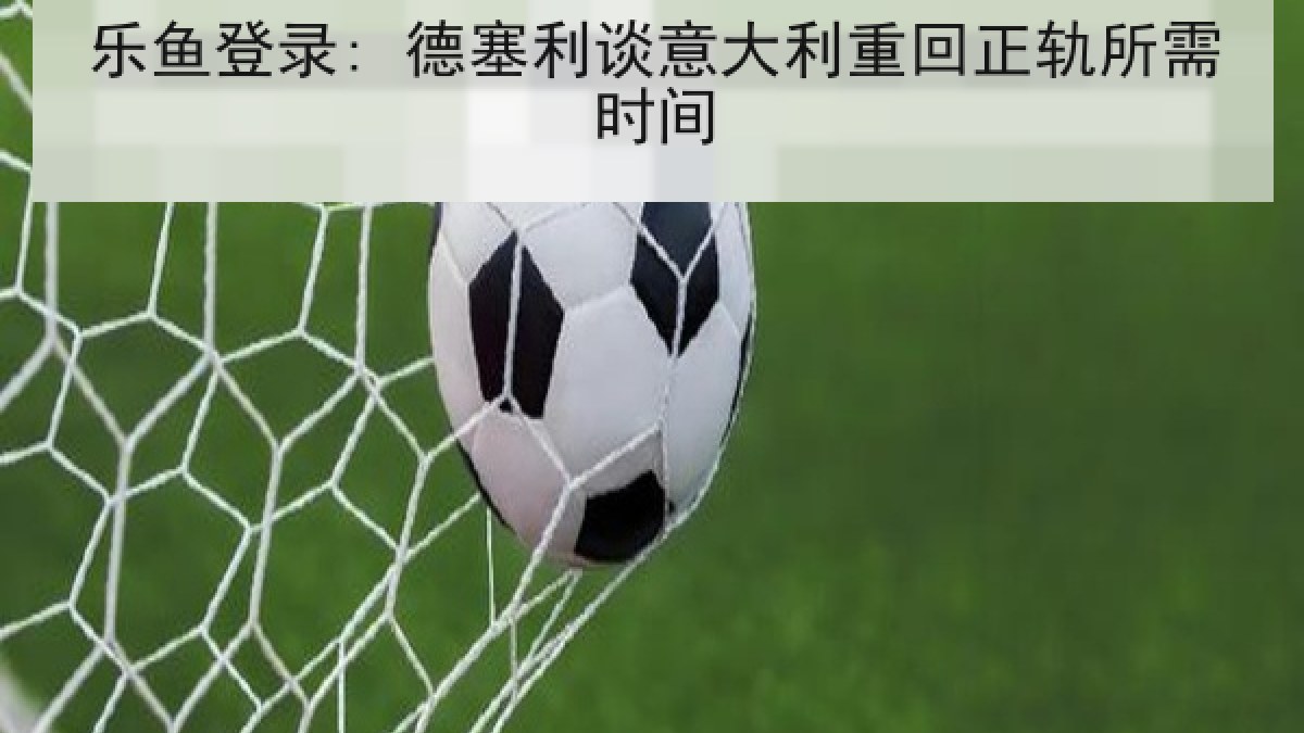 乐鱼登录: 德塞利谈意大利重回正轨所需时间